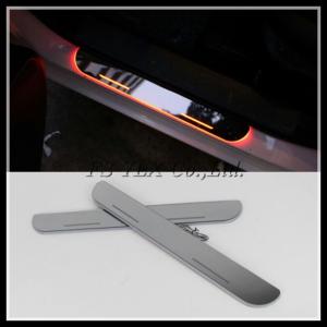 Quality Illuminated LED Door Sill LED moving door scuff for KIA SPORTAGE LED door sill plate light wholesale