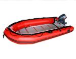 Heavy Duty PVC Foldable Inflatable Boat 6 Person Inflatable Dinghy With Motor