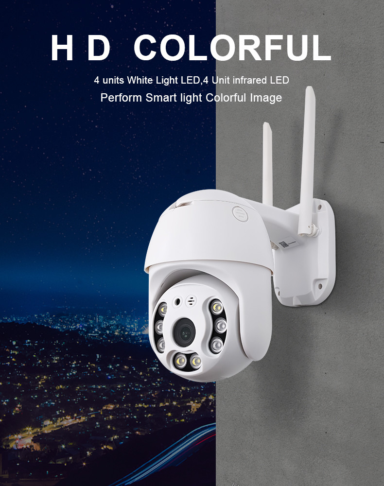 3MP IP Tuya Wifi Camera Mini PTZ Security Camera IP66 Waterproof
