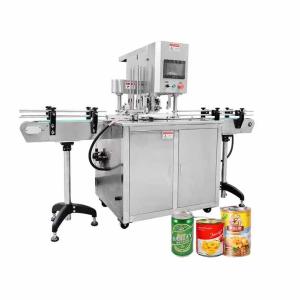 China Automatic Table Top Capping Sealing Machine For Milk Powder Paint Drink Food Sardine Tuna Tin Cans on sale