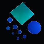 Customizable Round Optical Glass Filters Colored Glass Filters For Color