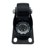 2 Inch Low Profile Black Swivel Plate Polyurethane Casters Wheel