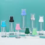 40ML Cylinder Pink Green Plastic Spray Bottle Customized Fine Mist