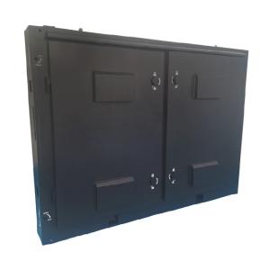 Quality P8 Outdoor Fixed LED Display Screen With Front Access Iron Cabinet 1280x960mm wholesale