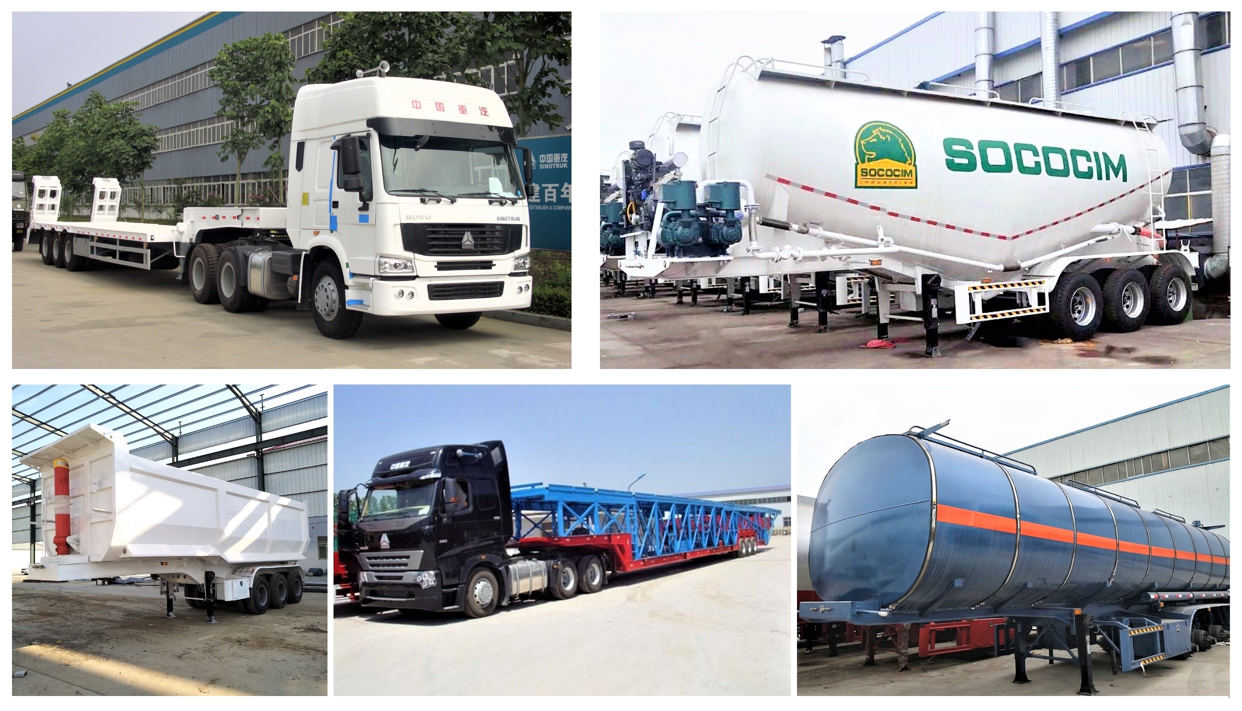 WD615.47 Engine Model SINOTRUK 6X4 HOWO 7 Trailer Tractor Truck Head in Red Color for Your Customer's Requirements