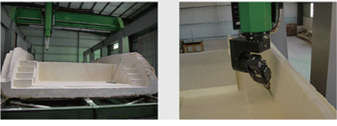Glass Fiber Substitute Wood Mold Carving Machine 24000 RPM/Min