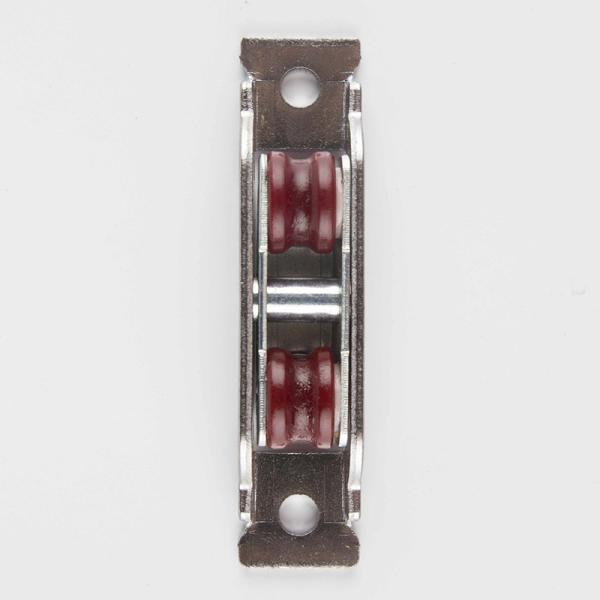 OEM Logo 16mm UPVC Sliding Window Double POM Roller with Stainless Steel/Iron