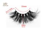 Natural Mink Hair Thickness 0.05 17MM 7D Volume Lashes