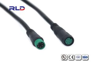 Quality M8 Plug 2 Pin 6 Pin Waterproof Electrical Quick Connectors Male And Female wholesale
