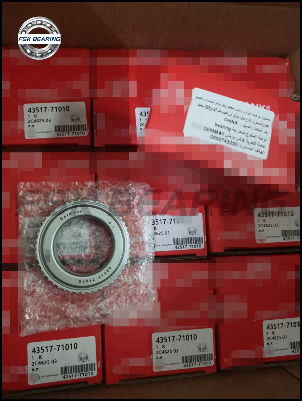 Auto Spare Parts 43517-71010 Front Wheel Hub Bearings ID 42mm Rear Axle ABS Rotor