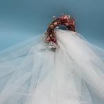 High Density Wedding Dress Tulle Fabric 160cm Bridal Illusion Mesh Fabric