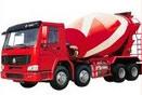 16cbm 8x4 Sinotruk HOWO Concrete Mixer Truck Red White Color 20-60 Ton CCC