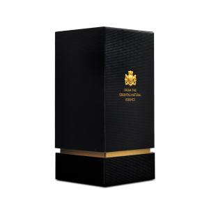 Quality Empty Black Cardboard Cosmetic Packaging Perfume Box Customized Logo wholesale