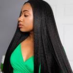 Capless Glueless Wigs Human Hair 360 Kinky Straight ODM