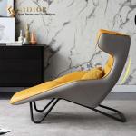 Lounge Leisure Bedroom Lazy Chair Recliner PU Leather 140cm Length