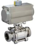 SS316L PN6~PN16 Stainless Steel Sanitary Valves Intelligent Control