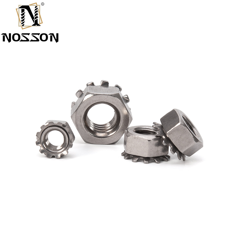 Heavy Industry Directly from ZINC PLATED Finish 304 316 Stainless Steel K Type Threaded Nuts Imperial Inch Measurement System