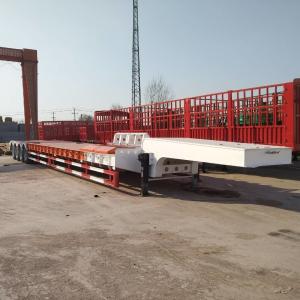 Quality Heavy Duty 4 Axle Lowbed Semi Trailer wholesale