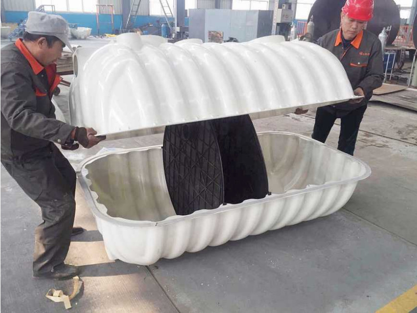Eco - Friendly Sewage Treatment Equipment Easy Installation SMC Material