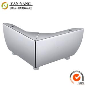 Quality 150*150*55mm glossy shiny furniture leg iron sofa leg corner leg SL-101 wholesale