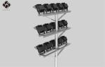 Tennis Court 400W LED Sports Light Lumileds SMD5050 Chip Long Lifespan
