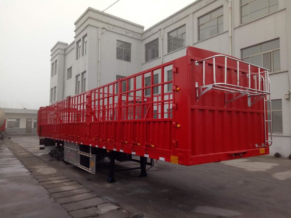 Axles Pig Transport Horse Carriage Fence Semi Trailer Customized Size