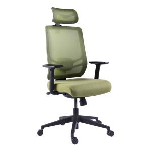 Quality Ergonomic Project Office Chair High Back Green Mesh Rolling wholesale