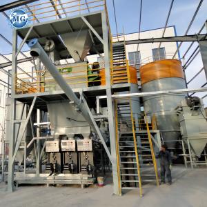 Quality Ceramic Tile Dry Mixing Mortar Equipment 3800mm 10t Twin Shaft wholesale