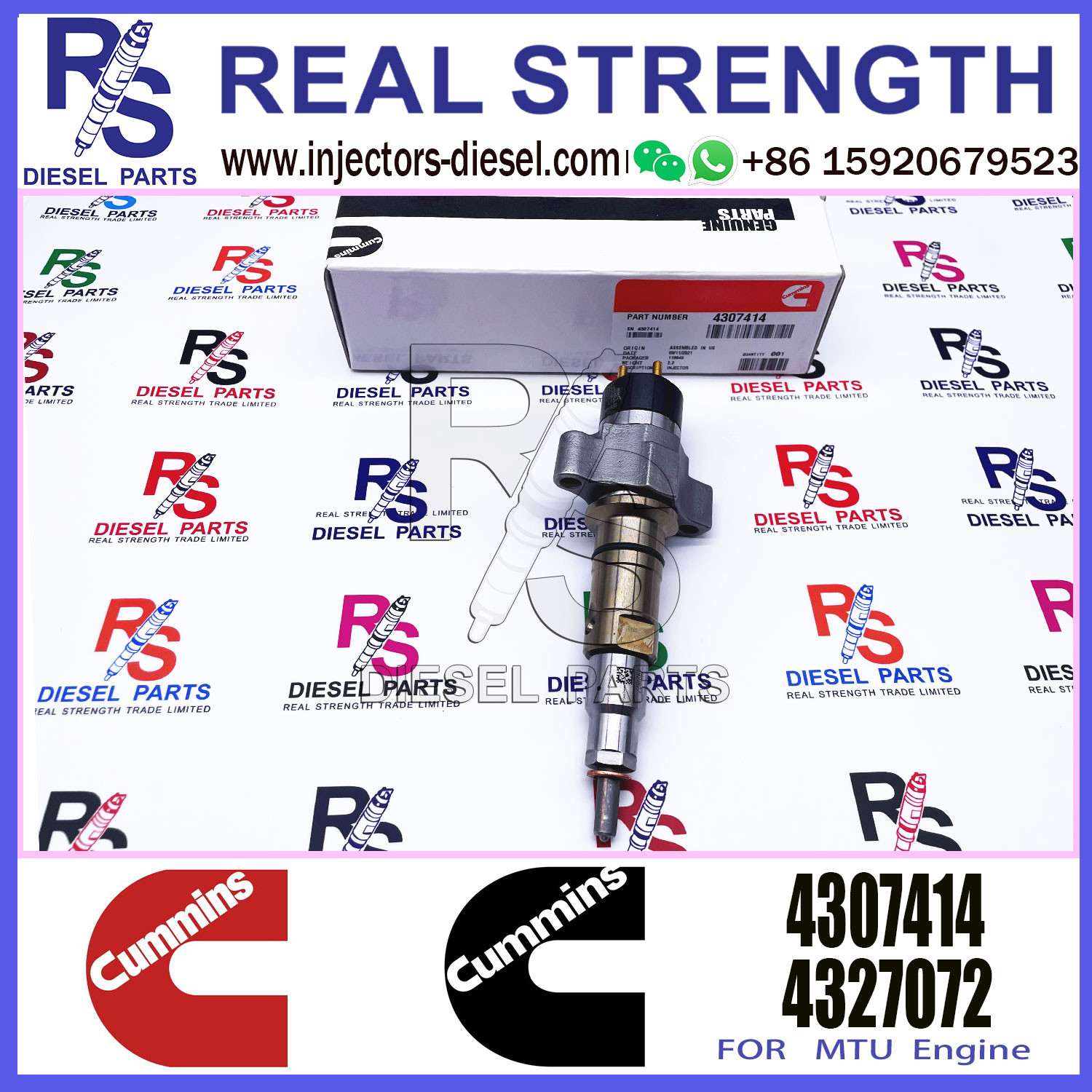 Diesel Fuel Common Rail Injector 4359204 4307414 4327072