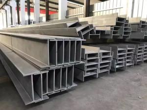 China ASTM C Channel Steel Beam 0.3mm Cold Rolled H Shape Steel Beam SS400 on sale