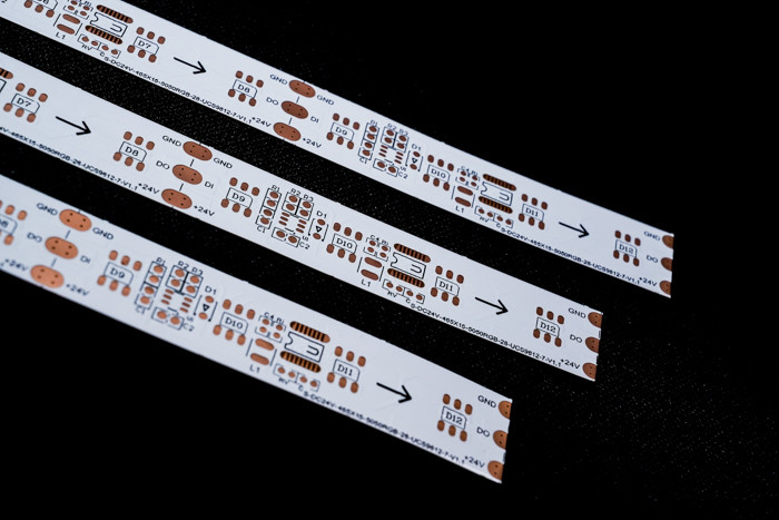Flexible PCB Board For LED Strip Colorful Double Layer Board Double Sided Film Coating