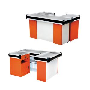Quality Modern Retail Checkout Counters Sturdy Structure Cold Rolled Steel Material wholesale
