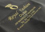 90GSM Dress Garment Bag With 5th Nylon Zipper , Customized Black Garment Bag