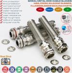 EMC Version 304 or 316 Grade Stainless Steel Cable Glands PG7~PG48 with Spiral