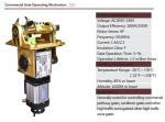 Electric Boom Barrier Motor 180W For AC220V Toll Gate Operation Time 3/9S