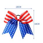 Ribbon diy custom wholesale American National Day bow hair accessories