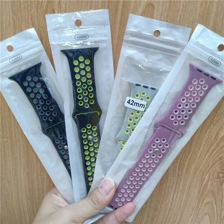 Multicolor Adjustable Silicone Watch Strap For Watch3 4 5 6 Generation