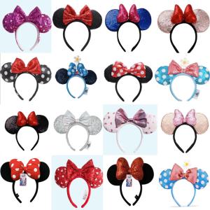 Quality Disney original Plush head band Sequins head band 23cm wholesale