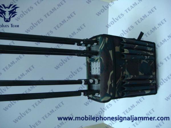 High Power Durable Military RF Signal Backpack Jammer GSM 3G 4G Cell Phone