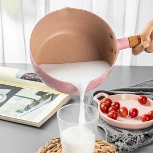 Quality Cooking Kitchen Sauce Pans Maifan Stone Milk Pot Aluminum Non Stick With Handle wholesale