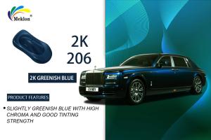 Quality Glossy Top Coat Greenish Blue Car Paint Multifunctional Durable wholesale
