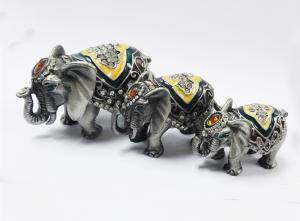 Quality colourful elephant jewelry box elephant trinket elephant figure wholesale