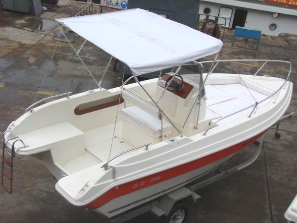 Cheap Professional Custom Sportfishing Yachts , 6.65 M Small Sailing Yacht For Relax for sale