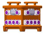HDPE Cover 18 Channel Orange Distribution Box Leakage Proof