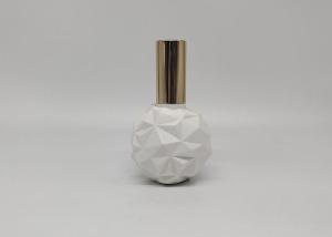 Quality 50ml Empty Custom Cosmetic Bottles White Color Round Shape Plastic PET wholesale