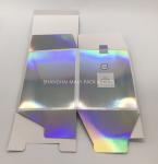 Small Folding Cardboard Gift Boxes , Foil Holographic Gift Box Advertising Paper