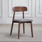 Hotel Solid Wood Dining Chairs Modern Nordic Luxury Wooden Kitchen Chairs