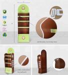 ISO 9001 Pantone Color 157gsm Cardboard Stand Up Display