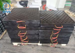Quality Crane Wear Pad / UHMWPE Cushion Block / Crane Pump Truck Outrigger Base Plate Anti Skid Wear Pad wholesale