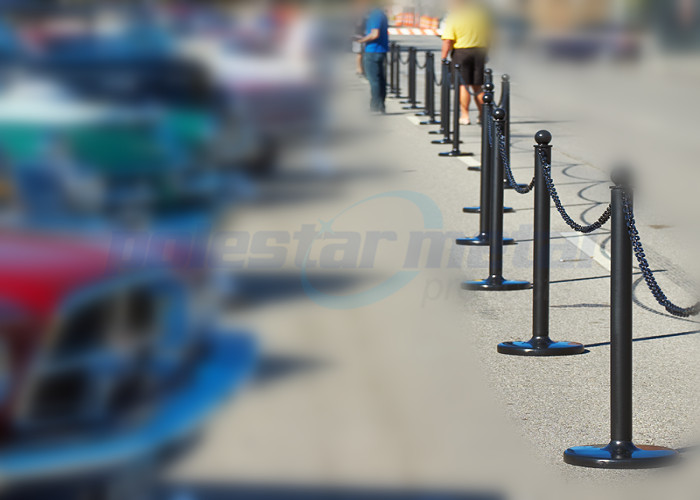 Black PE Roadway Plastic Chain Link